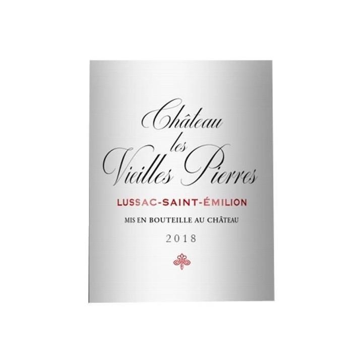 Château Les Vieilles Pierres 2018 Lussac Saint Emilion - Vin rouge de