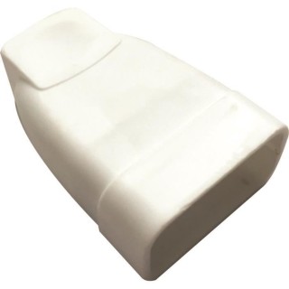 VOLTMAN Fiche électrique femelle 6A 2P + éclipse - Blanc