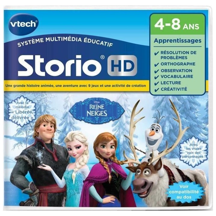 VTECH - Jeu Éducatif Storio - La Reine Des Neiges