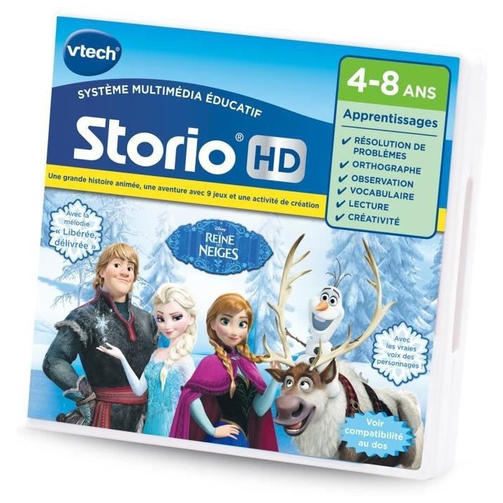 VTECH - Jeu Éducatif Storio - La Reine Des Neiges