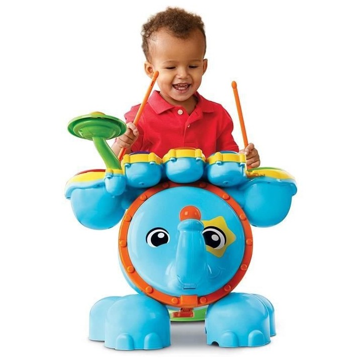 VTECH BABY - Jungle Rock - Batterie Eléphant - Jouet Musical Enfant -