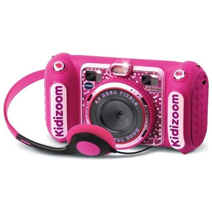 VTECH - Kidizoom Duo DX Rose - Appareil Photo Enfant
