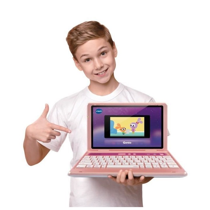VTECH - Genio, Mon Premier Vrai Ordi ! - Rose