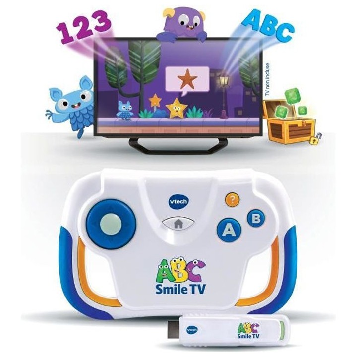 VTECH - ABC Smile TV - Ma Premiere Console TV Éducative