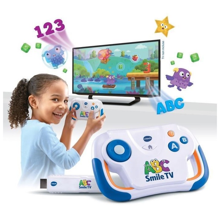 VTECH - ABC Smile TV - Ma Premiere Console TV Éducative