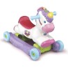 VTECH BABY - Porteur a Bascule - Cléo Ma Licorne Basculo 2en1 - Parlant et Lumineux - Rose