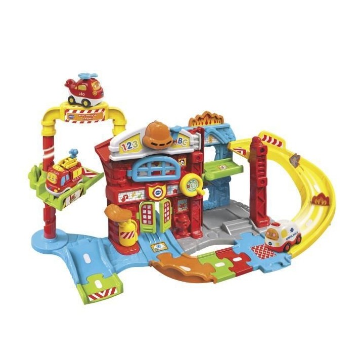 VTECH - Tut Tut Bolides - Maxi Caserne De Pompiers (+ Louis, Sos Incen