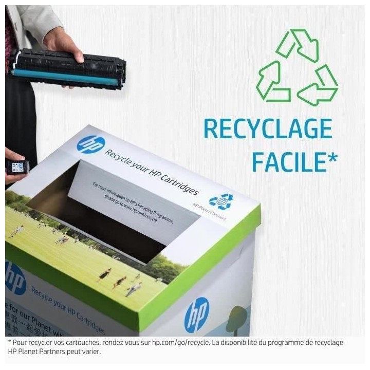 Kit de recharge de toner noir Authentique- HP - HP 153A - Pour LaserJe