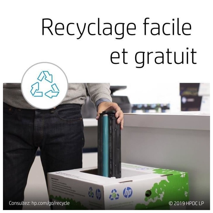 Toner Authentique HP Noir 207A W2210A - HP - Pour Color LaserJet Pro M