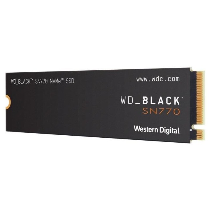 Disque SSD Interne - SN770 NVMe - WD_BLACK - 250 Go - M.2 2280 - WDS25