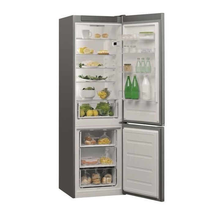 WHIRLPOOL W5911EOX - Réfrigérateur congélateur bas - 372L (261 + 11