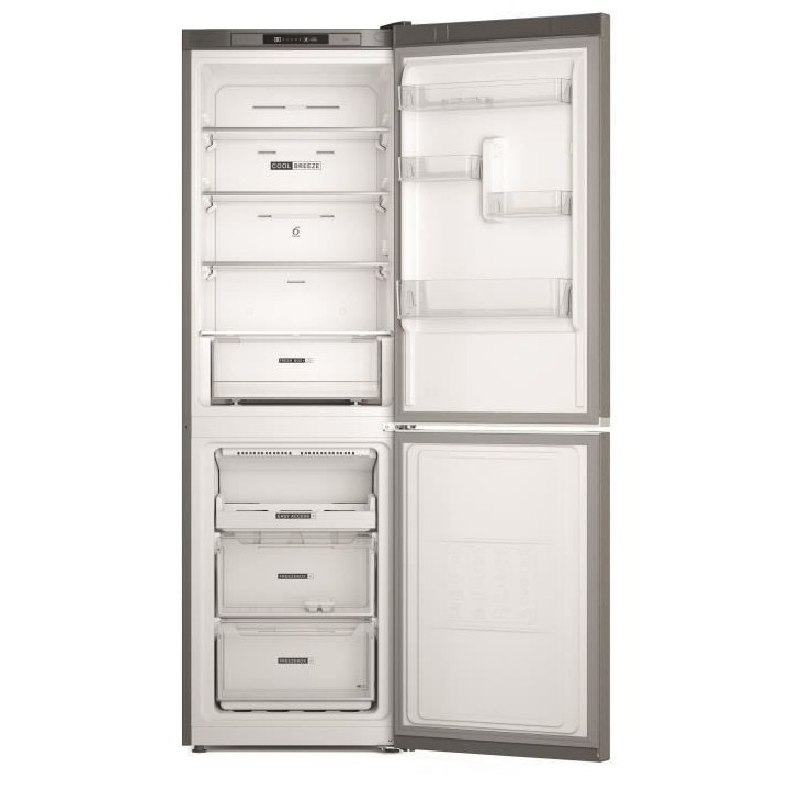 Réfrigérateur congélateur bas WHIRLPOOL - W7X81IOX - 335 L (231 + 1
