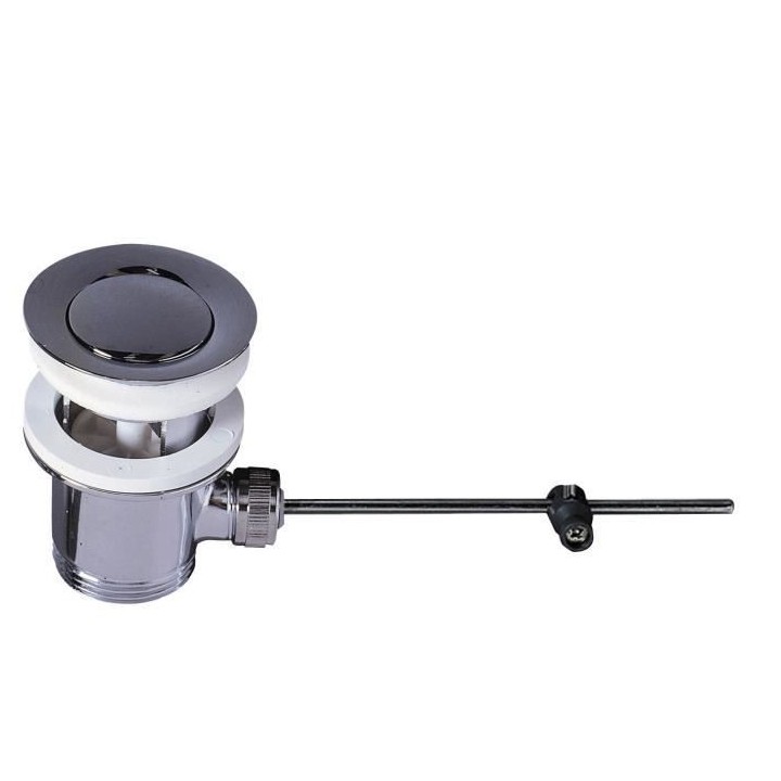 WIRQUIN Bonde de lavabo sans tirette - Laiton chromé