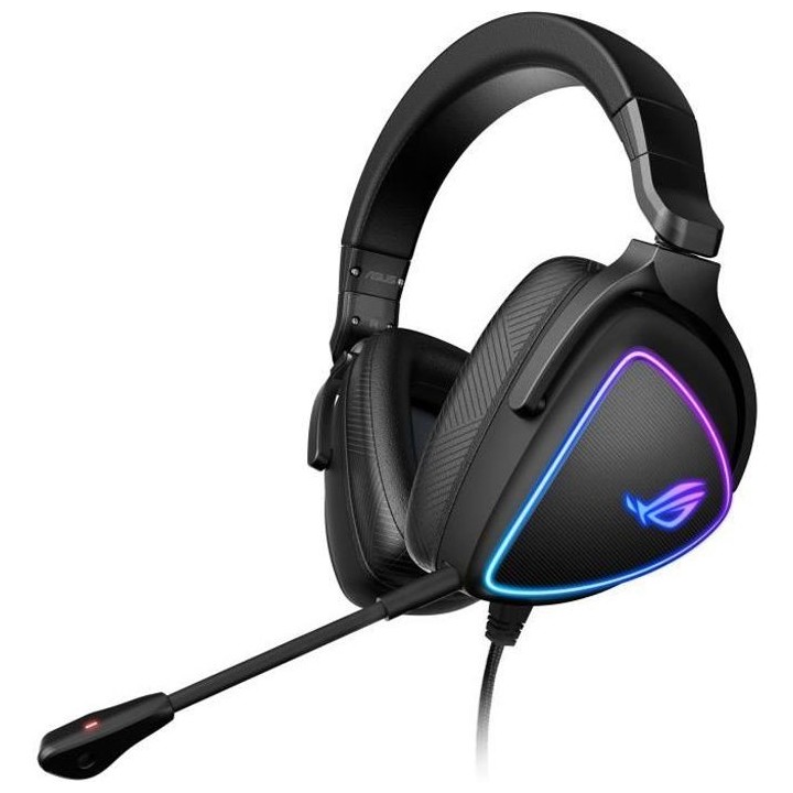 Micro-Casque Gamer ASUS ROG Delta S - USB-C - Ultraléger - RGB - Comp