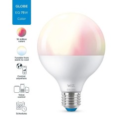 WiZ Ampoule connectée Globe couleur E27 75W