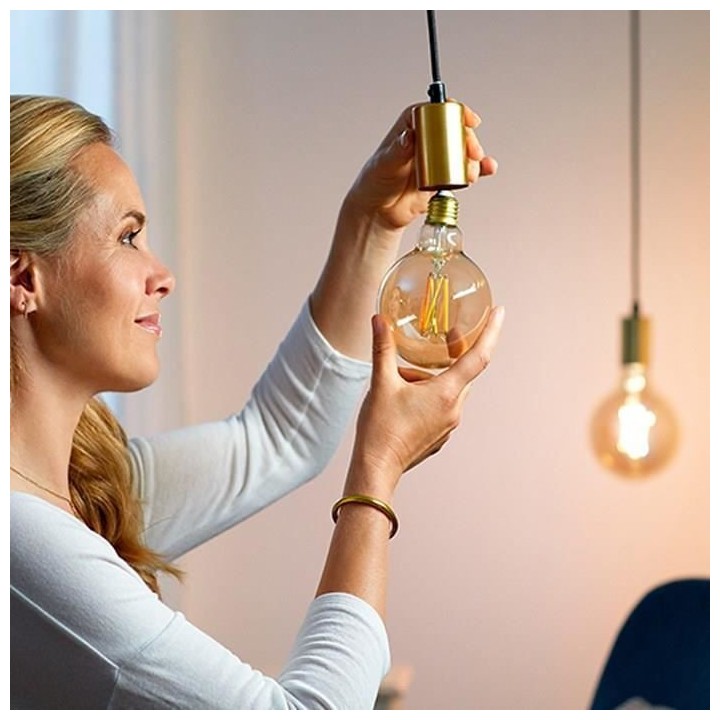 WiZ Ampoule connectée Globe 95 vintage Blanc variable E27 50W