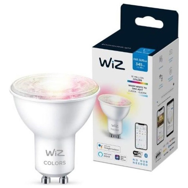 WiZ Ampoules LED Connectée couleur GU10 50W