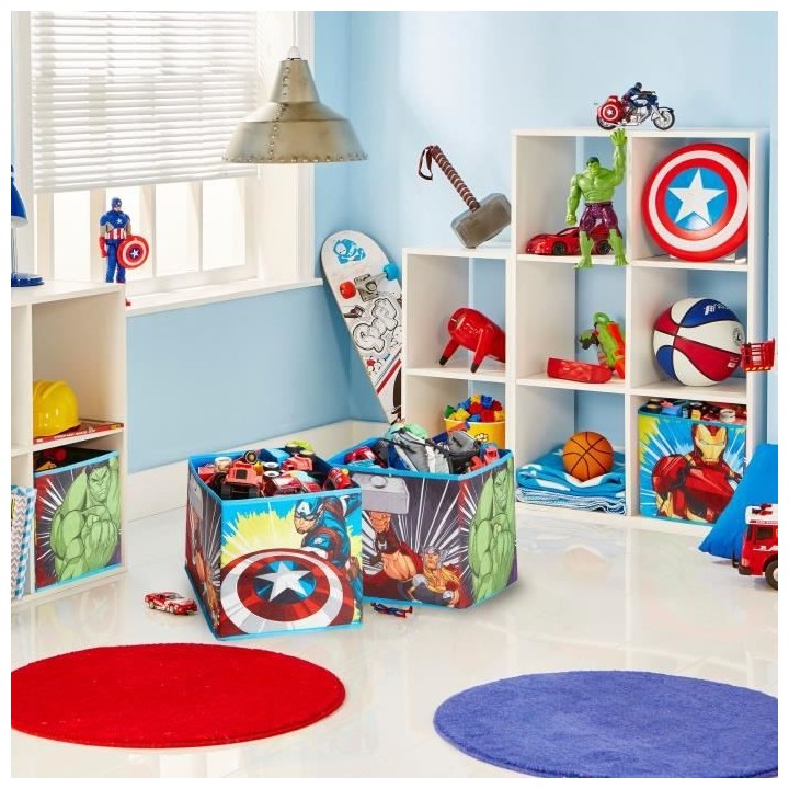 AVENGERS Cubes de rangement pour jouets enfants