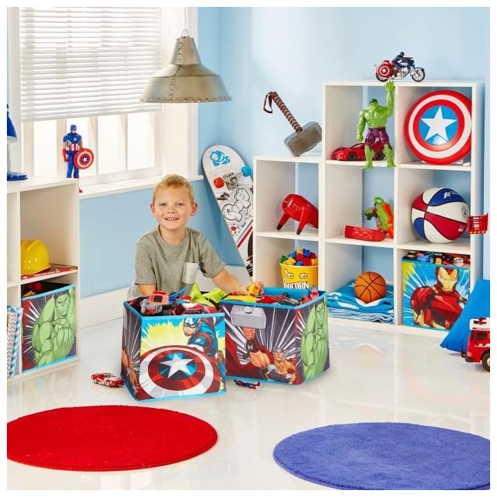 AVENGERS Cubes de rangement pour jouets enfants