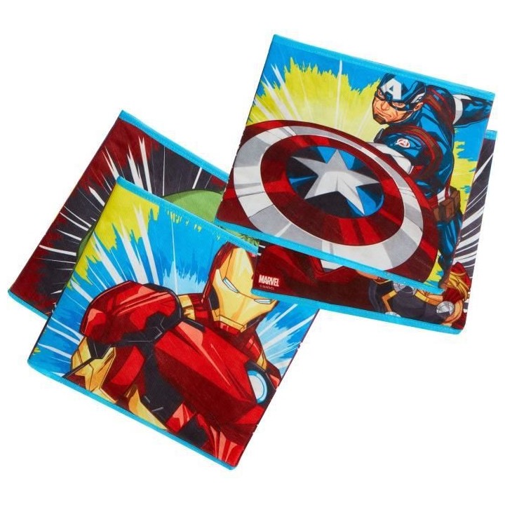 AVENGERS Cubes de rangement pour jouets enfants