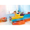 Marvel Super-héros - Lit pour enfants avec espace de rangement sous le lit, pour matelas 140cm x 70cm