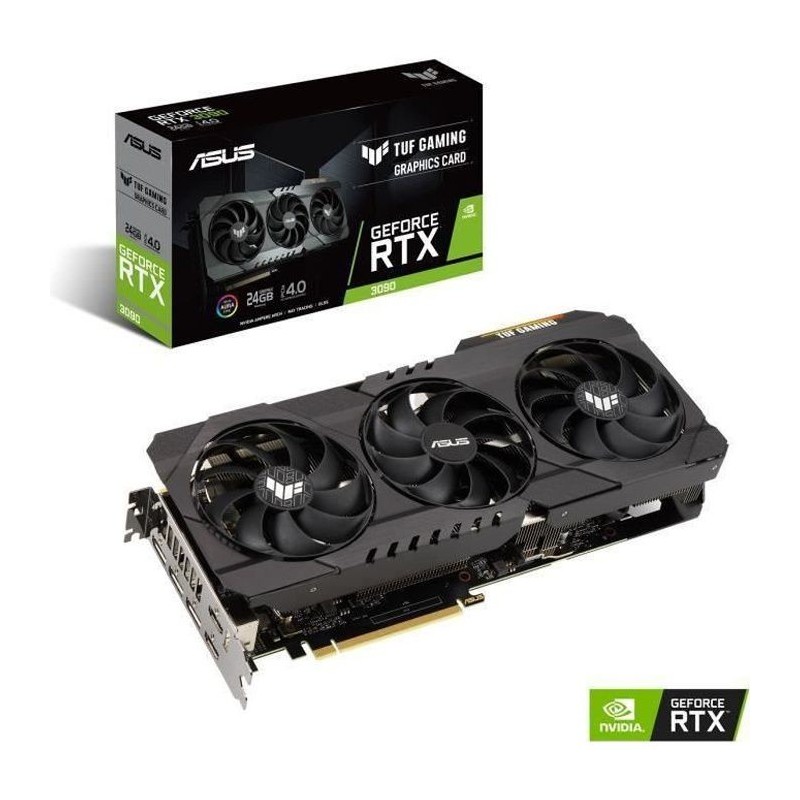 ASUS GeForce RTX 3090 - TUF Gaming - 24 Go (TUF-RTX3090-24G-GAMING)