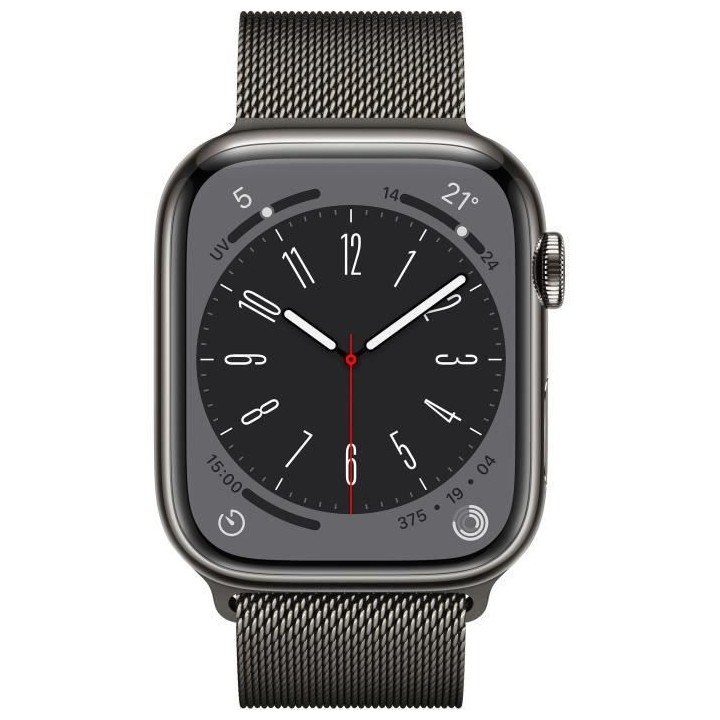Apple Watch Series 8 GPS + Cellular - 45mm - Boîtier Graphite Stainle