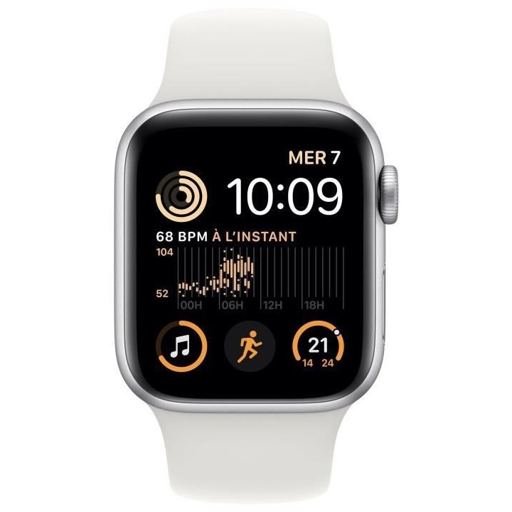 Apple Watch SE GPS (2e génération) + Cellular - 40mm - Boîtier Silv