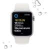 Apple Watch SE GPS (2e génération) + Cellular - 40mm - Boîtier Silver Aluminium - Bracelet White Sport Band Regular