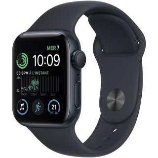 Apple Watch SE GPS (2e génération) - 40mm - Boîtier Midnight Alumin