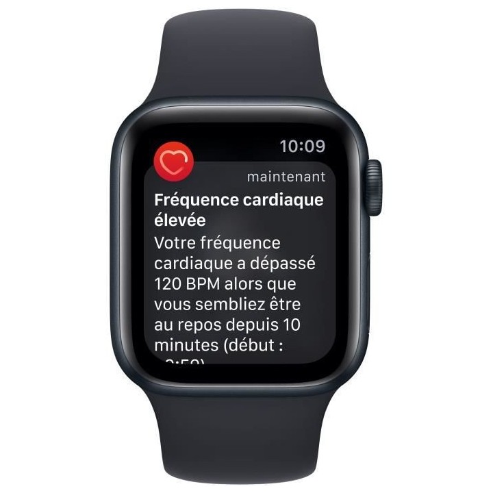 Apple Watch SE GPS (2e génération) - 40mm - Boîtier Midnight Alumin