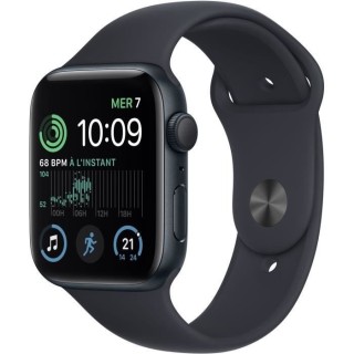 Apple Watch SE GPS (2e génération) - 44mm - Boîtier Midnight Alumin