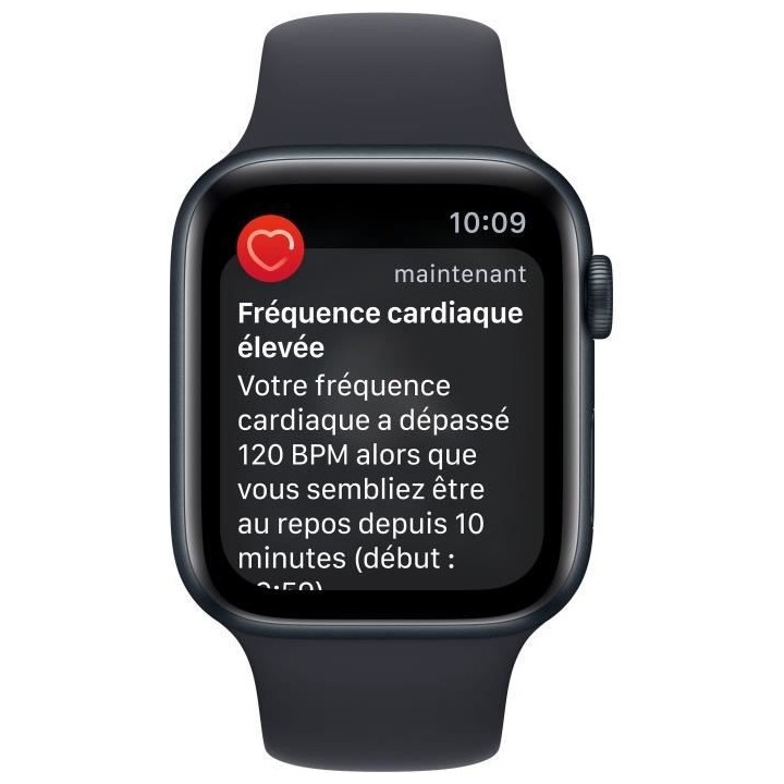 Apple Watch SE GPS (2e génération) - 44mm - Boîtier Midnight Alumin