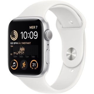 Apple Watch SE GPS (2e génération) - 44mm - Boîtier Silver Aluminiu