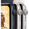 Apple Watch SE GPS (2e génération) - 44mm - Boîtier Silver Aluminium - Bracelet White Sport Band Regular