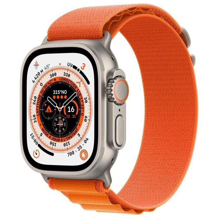 Apple Watch Ultra GPS + Cellular - 49mm - Titanium - Bracelet Orange A