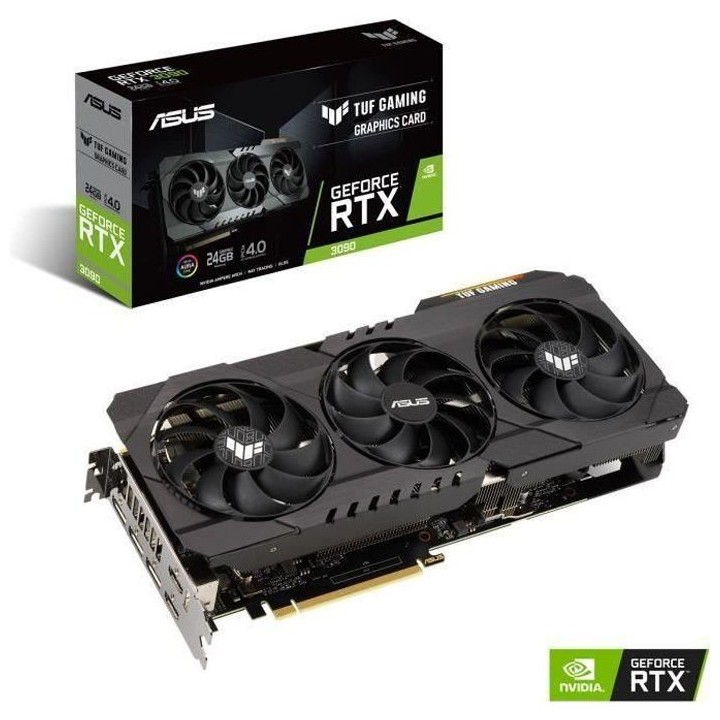 ASUS Carte graphique TUF Gaming GeForce RTX 3090 OC Edition - 24 Go (T