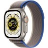 Apple Watch Ultra GPS + Cellular - 49mm - Titanium - Bracelet Blue/Gray Trail Loop - S/M