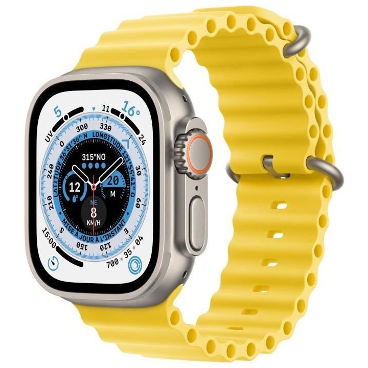 Apple Watch Ultra GPS + Cellular - 49mm - Titanium - Bracelet Yellow O