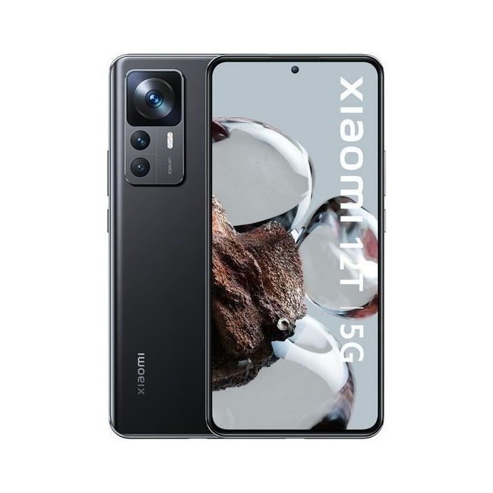 XIAOMI 12T - 8 Go 256 Go - Noir cosmique