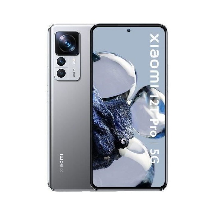 XIAOMI 12T Pro - 8 Go 256 Go - Argent lunaire