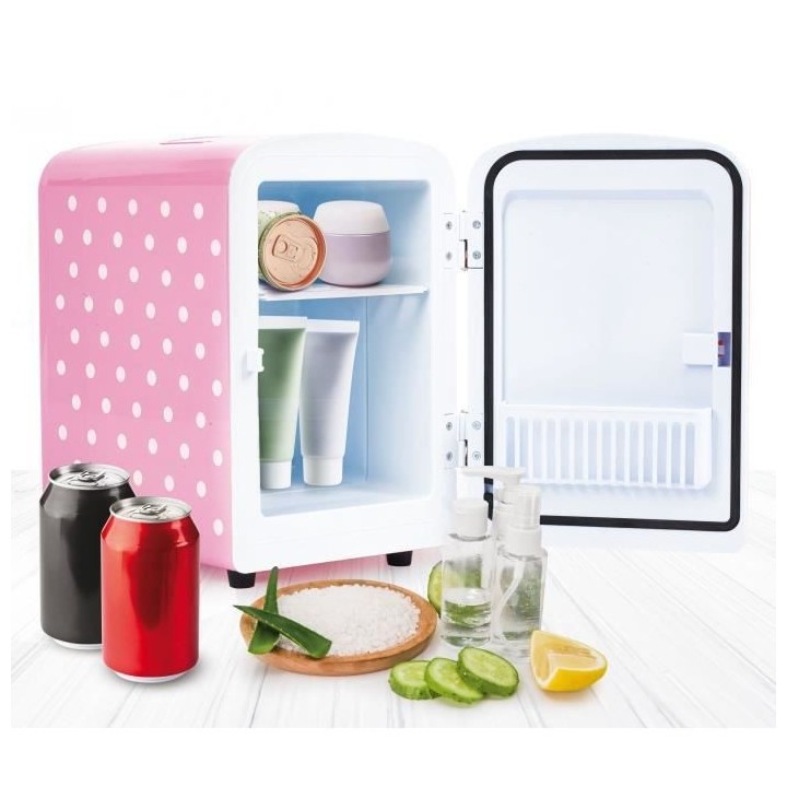 YOGHI Cold Beauty Pea - Mini réfrigérateur 4L - 40W - Versatile et s