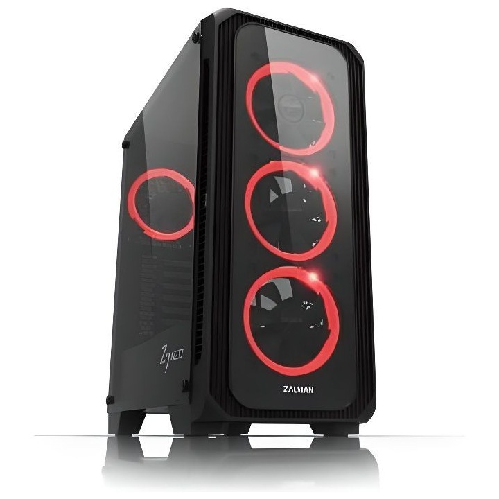 ZALMAN BOITIER PC Z7 Neo - Moyen Tour - Noir - Verre trempé - Format