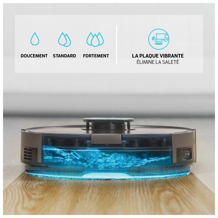 ZACO A10 501903 Robot aspirateur laveur connecté - Technologie laser