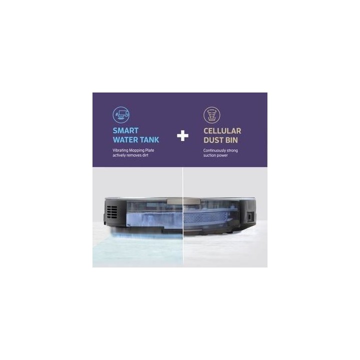 ZACO A9SPRO 501905 - Robot aspirateur laveur connecté - Jusqu'a 110 m