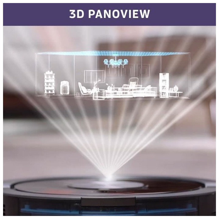 ZACO A9SPRO 501905 - Robot aspirateur laveur connecté - Jusqu'a 110 m