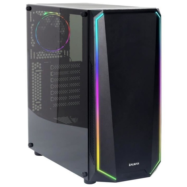 ZALMAN K1 REV.B A-RGB Noir - Boitier sans alimentation - Moyen tour -