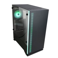 ZALMAN BOITIER PC S5 - Moyen Tour - Noir - Verre trempé - Format ATX (S5TGBK)