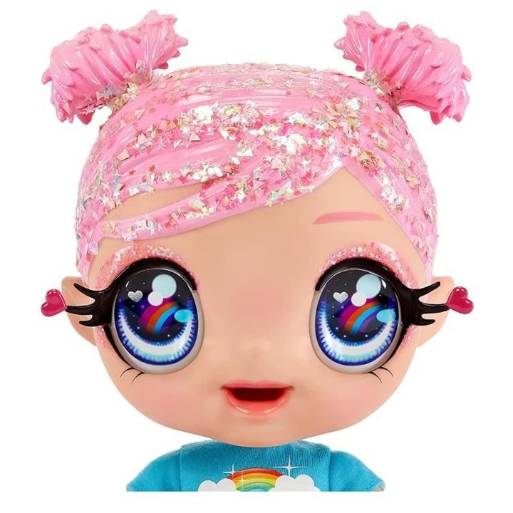 Glitter Babyz - Dreamia Stardust - Rose / Arc-en-Ciel - Bébé 28 cm -