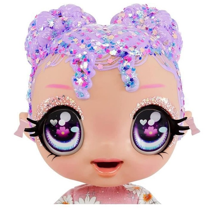 Glitter Babyz - Lila Wildbloom - Violet / Fleurs - Bébé 28 cm - Chan